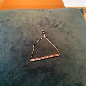 Pink Swarovski Crystal and Sterling Silver Tennis Bracelet - NWT